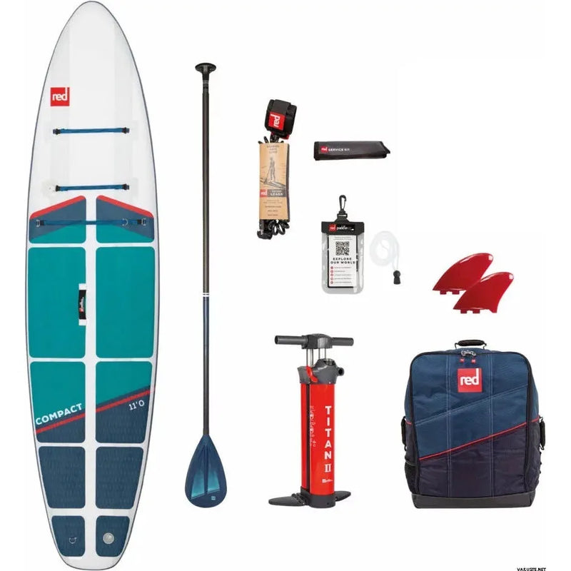 Red Paddle Co 11'0 Compact Inflatable Paddleboard Package