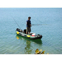 Saturn 13' Pro-Angler Fishing Inflatable Kayak FK396 Green SKU 701748719857